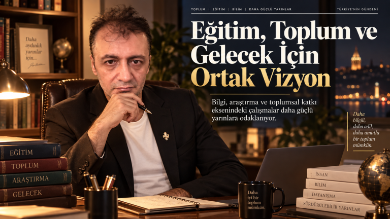 Prof. Dr. Bilal Semih Bozdemir eğitim, toplum ve gelecek için ortak vizyon