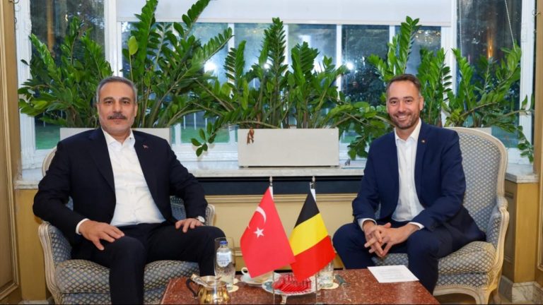 Bakan Fidan, Belçikalı mevkidaşı Prevot ile görüştü